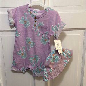 Purple Kids romper